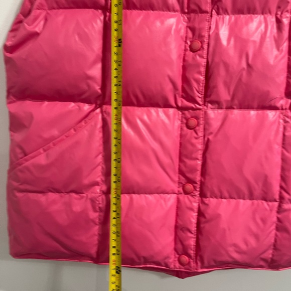 Lands End Pink Goosedown Blend Puffer Vest Sz. M - Picture 3 of 7